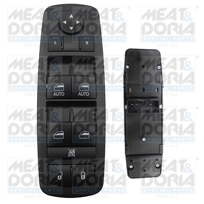 Switch, window regulator